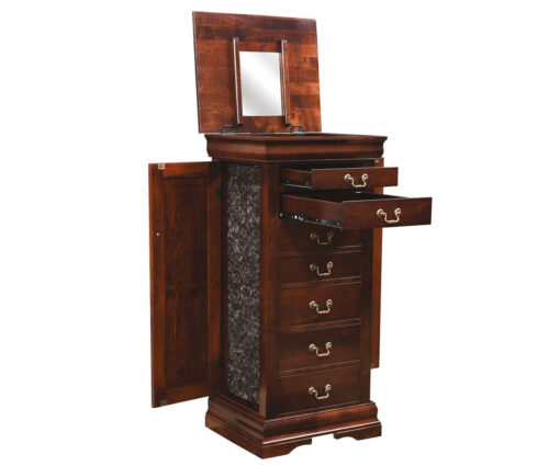Louis Phillipe Jewelry Armoire - Image 2
