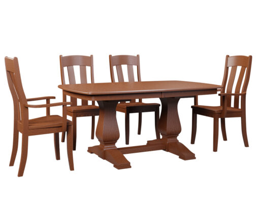 Stacy Double Pedestal Table - Image 2