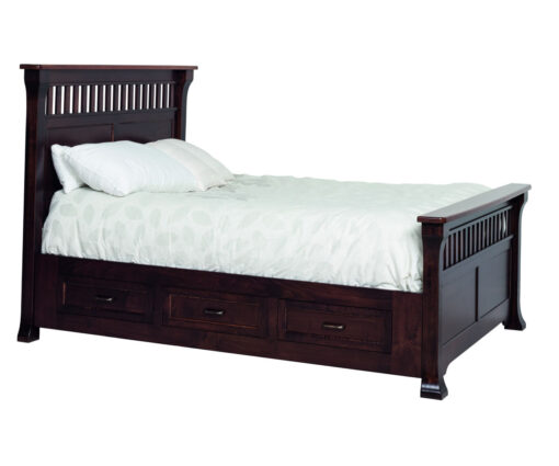 Bloomdale Bed With Storage Rail - Image 2