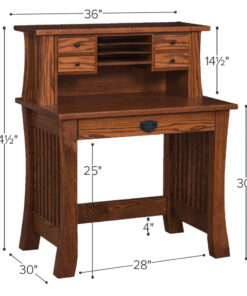 Alternative view of Liberty 36" Deluxe Writing Desk