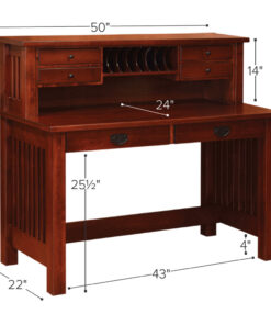 Alternative view of JD’s 50" Deluxe Writing Desk