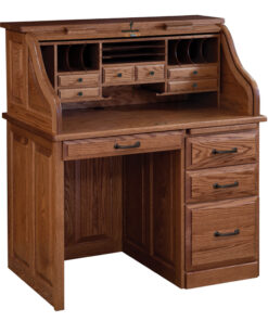 42" Traditional Roll Top Desk