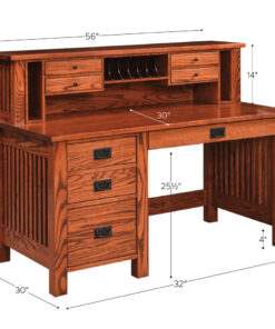 Alternative view of JD’s 56" Classic Deluxe Writing Desk