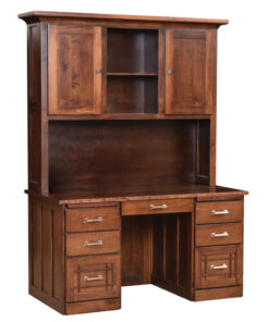 56" Mission Desk With Hutch