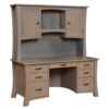 62" Jefferson Flat Top Desk With Hutch