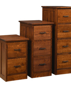 Alternative view of Mission 4 Drawer Vertical File Cabinet