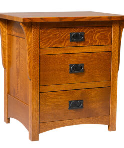 Alternative view of Dutch Corbel Mission Nightstand