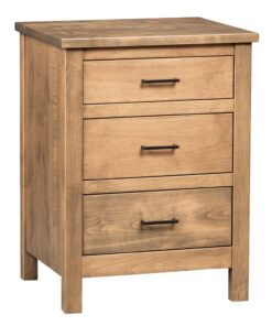Harmony 3 Drawer Nightstand