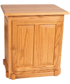 Square Raised-Panel End Table