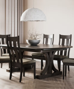 Alternative view of Grady Double Pedestal Table