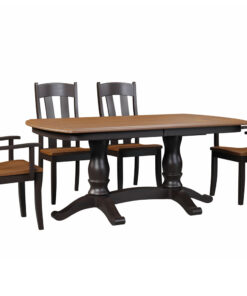 Alternative view of Brooke Double Pedestal Table