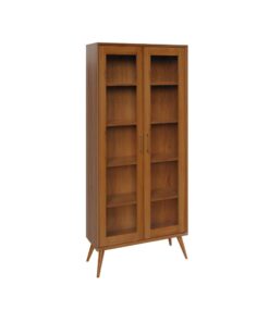 South Shore Glass Bookcase