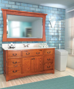 Alternative view of Trenton Shaker Mirror