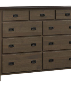 Alternative view of Dutch Country Mission 9 Drawer Dresser