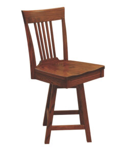 Alternative view of OW Shaker 5 Slat 24" Bar Chair