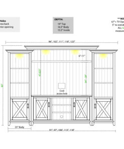 Alternative view of Farmhouse Wall Unit