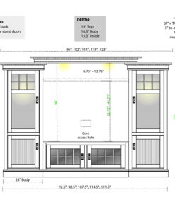 Alternative view of Rockford Bridge Wall Unit