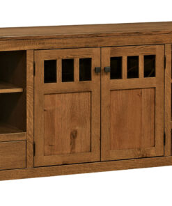 Alternative view of Brush Creek TV Stand with Fireplace