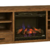 Brush Creek TV Stand with Fireplace