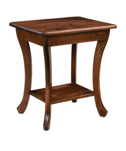 Curved Leg End Table