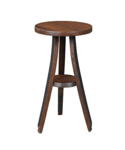Deluxe Whiskey Barrel Round Plant Stand