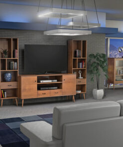 Alternative view of South Shore Glass Bookcase