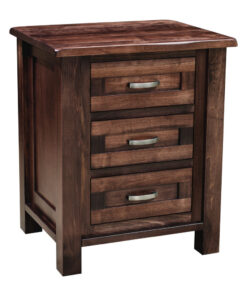Alternative view of Empire Three Drawer Nightstand