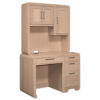 Europa Single Pedestal Desk With Hutch