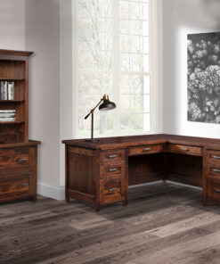 Alternative view of Sante Fe Desk With Hutch
