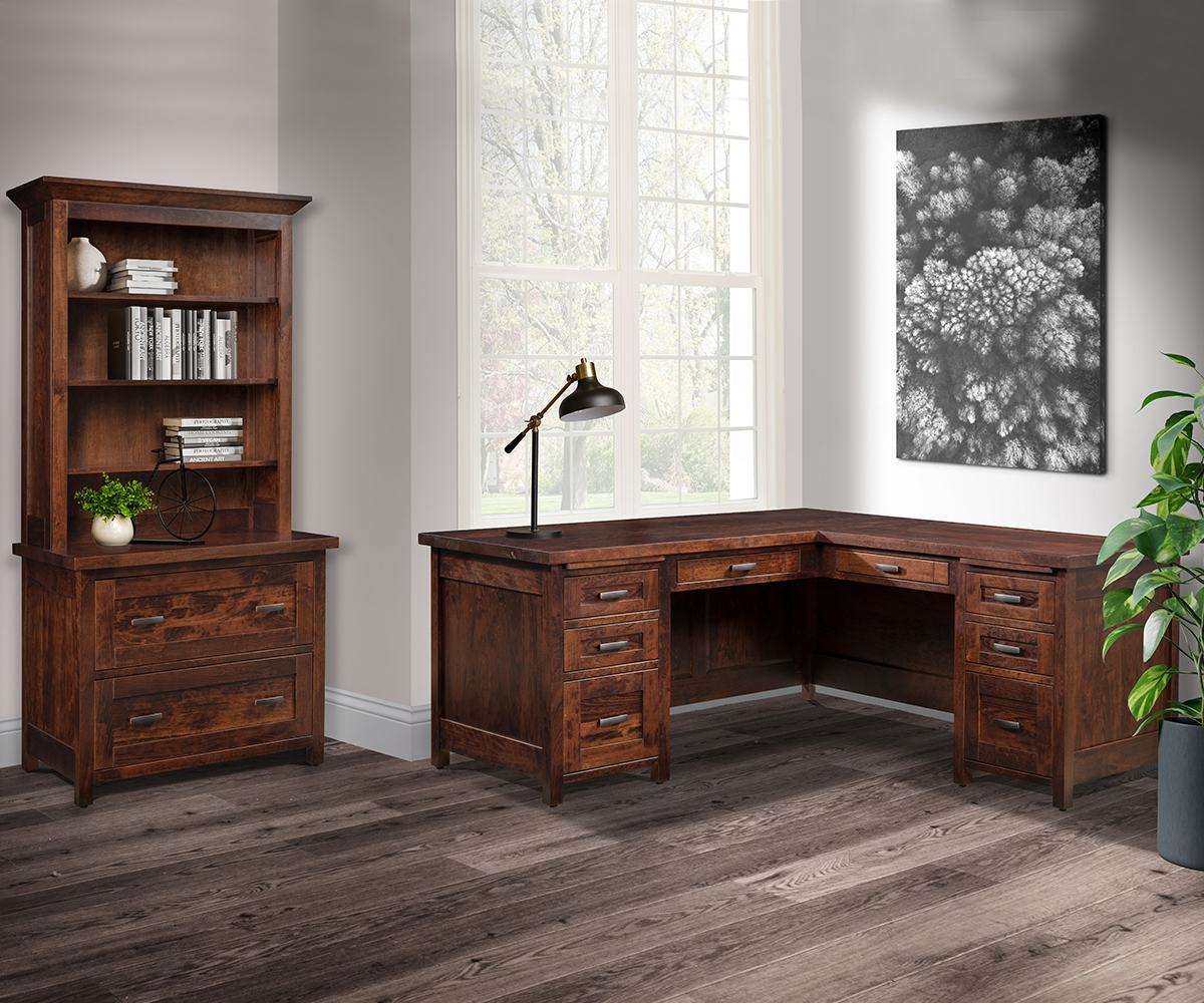 Sante Fe 3 Drawer File Cabinet - Image 2