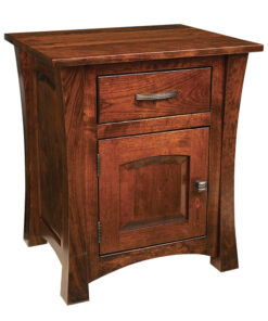 Woodbury One Drawer, One Door Nightstand