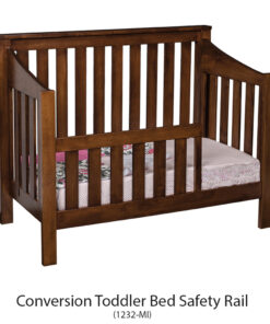 Alternative view of Mission Slat Crib