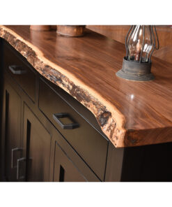 Alternative view of Adele Buffet with Live Edge Top