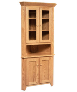 26" Shaker Corner Hutch
