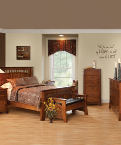 Alternative view of Bridgeport Antique Mission Bed