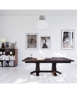 Alternative view of Beveled Shaker Double Pedestal Table