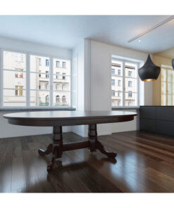 Alternative view of Colonial Double Pedestal Table