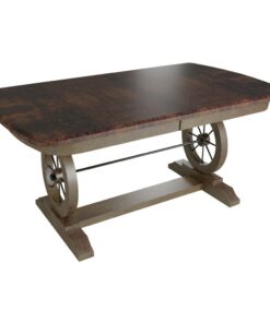 Conestoga Double Pedestal Table