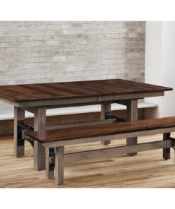 Alternative view of Frontier Double Pedestal Table