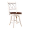 Double X Back 24" Swivel Barstool