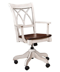 Double X Back Gas Lift Desk Chair