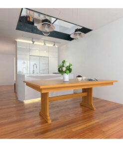 Alternative view of Hoover Double Pedestal Table
