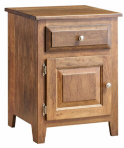 Traditional 1 Door, 1 Drawer Nightstand