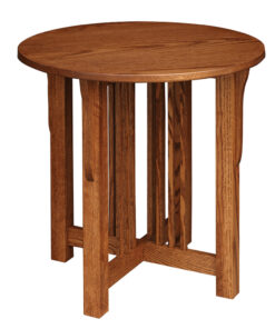 Prairie Mission Round End Table