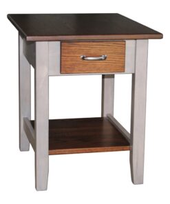 2-Tone Shaker End Table