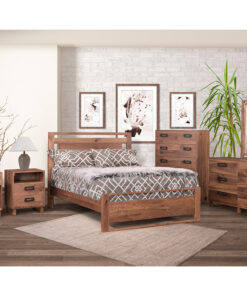 Alternative view of Odessa 1 Drawer Nightstand