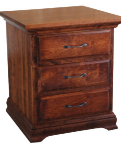 Hidden Treasures 3 Drawer Nightstand