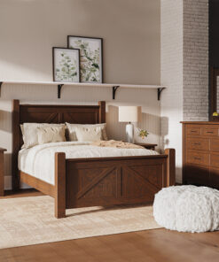 Alternative view of Early American 3 Drawer Nightstand