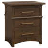Old World  3 Drawer Nightstand