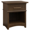 Old World 1 Drawer Open Nightstand